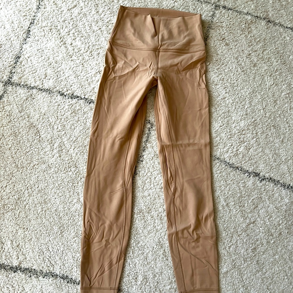 lululemon athletica High-Rise Leggings in Camel/Tan